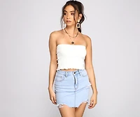 Basic Vibes Smocked Tube Top