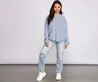 Twist and Stun Open Back Sweater