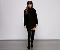 Loving Knit Oversized Cable Tunic