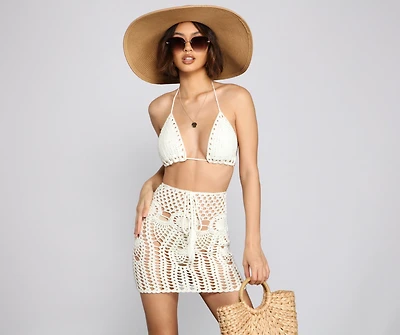 Crochet Cutie Triangle Crop Top
