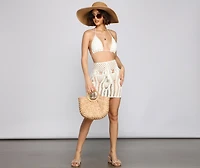 Crochet Cutie Triangle Crop Top
