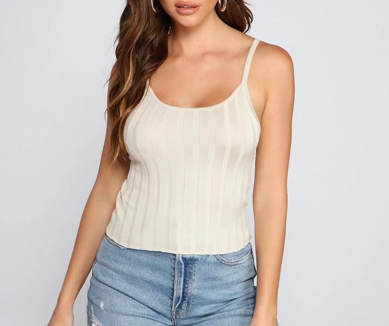 Keeping Knit Real Ribbed Cami