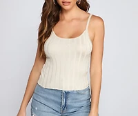 Keeping Knit Real Ribbed Cami