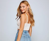Keeping Knit Trendy Cropped Tank