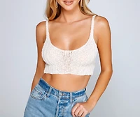 Keeping Knit Trendy Cropped Tank