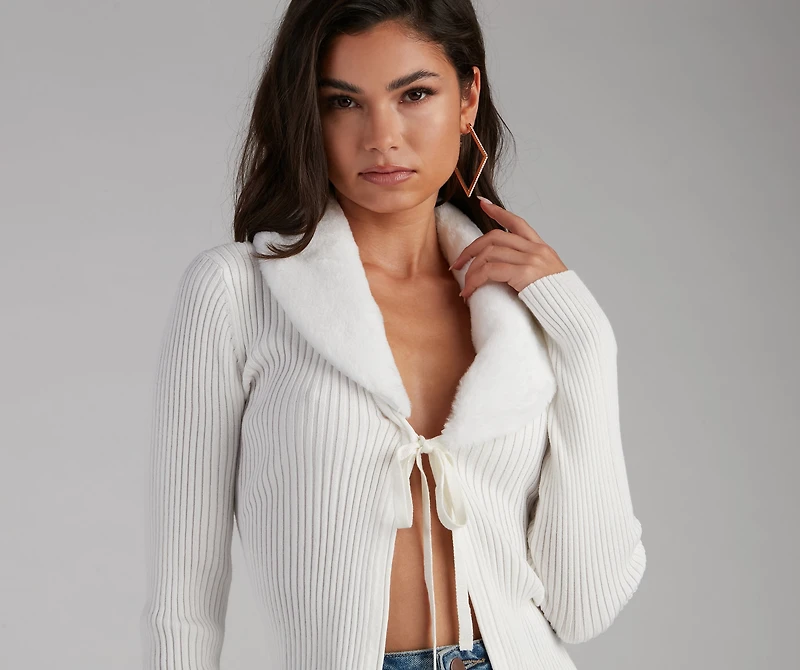 Major Trendsetter Faux Fur Sweater