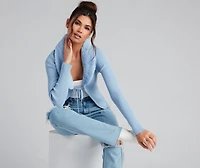 Major Trendsetter Faux Fur Sweater