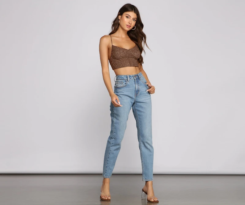 Living Luxe Lurex Bustier