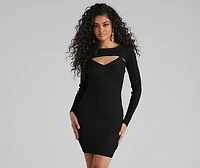 Hawt Crop Ribbed Sweater Top