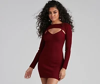 Hawt Crop Ribbed Sweater Top