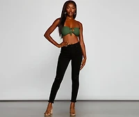 Bold Ribbed O-Ring Bandeau