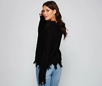 Major Destruction Knit Sweater