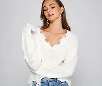 Major Destruction Knit Sweater