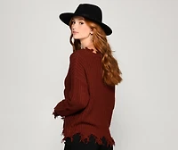 Major Destruction Knit Sweater
