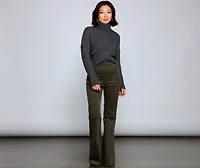 Layer On The Cozy Cable Knit Sweater
