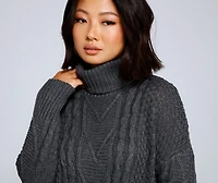 Layer On The Cozy Cable Knit Sweater