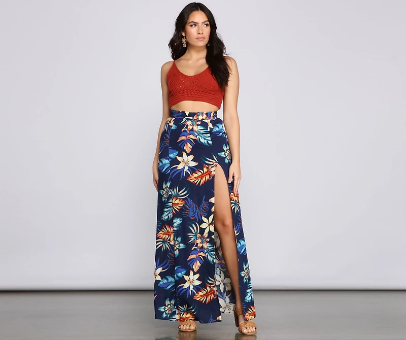 Keeping Knit Boho Crochet Crop Top