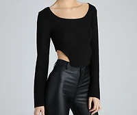 Major Edge Lattice Crop Top