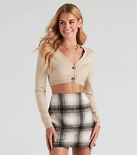 Love Ya Lots Crop Cardigan