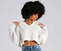 Loving Knit Cropped Sweater