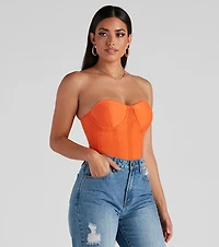 Sweet Spot Sweater Knit Bustier