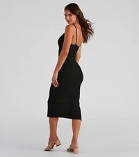 Keep It Light Sweater Midi Dress