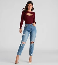 High Agenda Sweater Knit Bodysuit