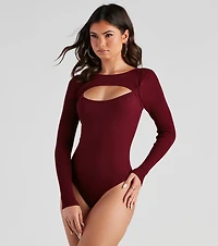 High Agenda Sweater Knit Bodysuit