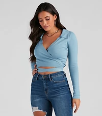 Wrap My Mind Around Knit Sweater