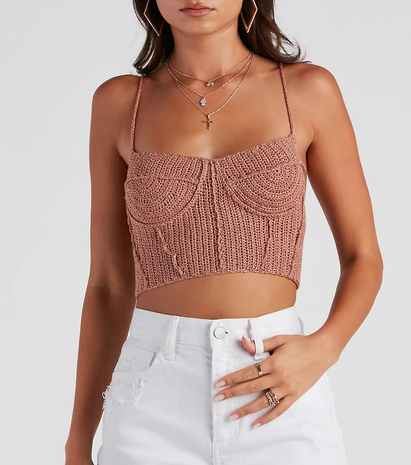 Living Luxe Lurex Bustier