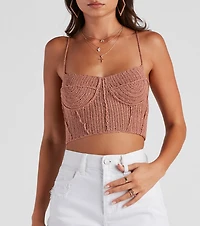 Living Luxe Lurex Bustier