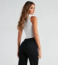Simple Staple Turtleneck Crop Top