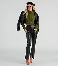 Cozy Cable Knit Turtleneck Sweater
