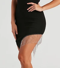 Sweetly Glam Sweater Mini Dress