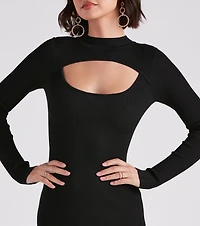Wonderful Winter Sweater Midi Dress