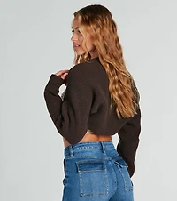 Cozy Fave Sweater Knit Bolero