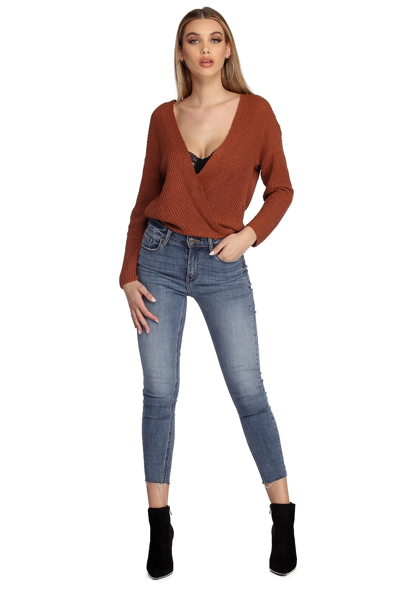 Confident And I Know Knit Sweater