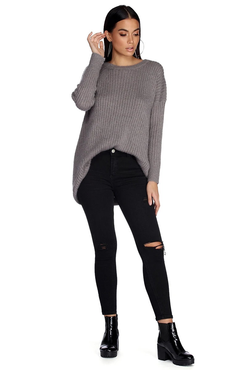 Knit It Glitter Tunic