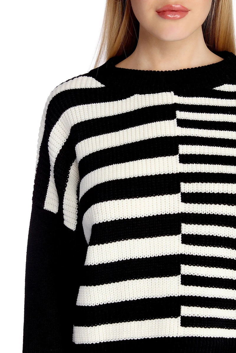 Stripe Life Long Sleeve Pullover