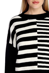 Stripe Life Long Sleeve Pullover