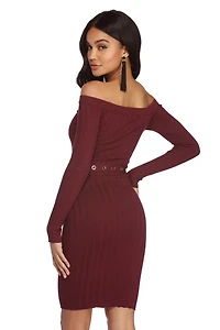 Stay Fab Belted Midi Dress