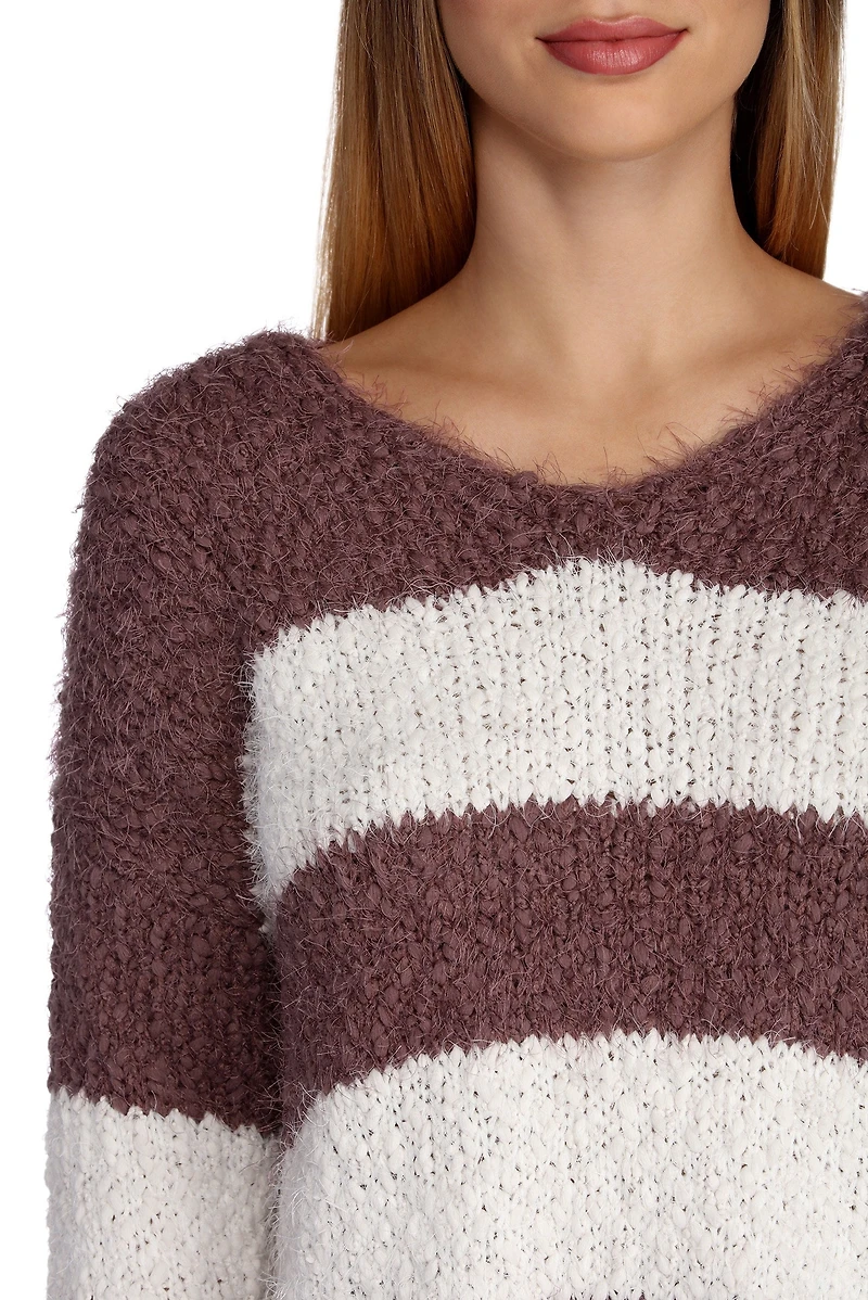 Sweetly Striped Cozy Sweater