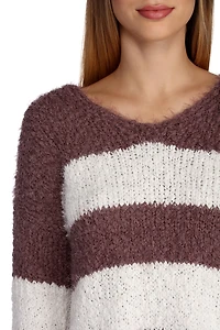Sweetly Striped Cozy Sweater