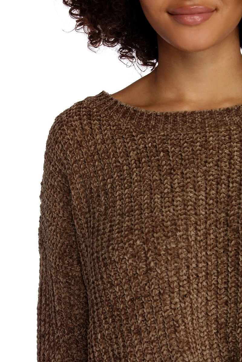 Flix And Chenille Pullover