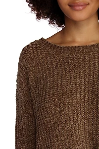 Flix And Chenille Pullover