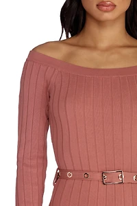 Fit On Point Sweater Dress