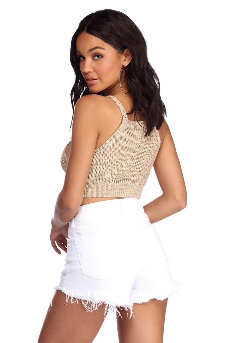 Sweet As A Daisy Crop Top