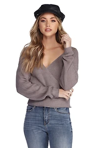 Wrapped Comfort Sweater