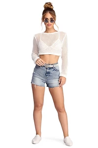 Getaway Crochet Crop Top