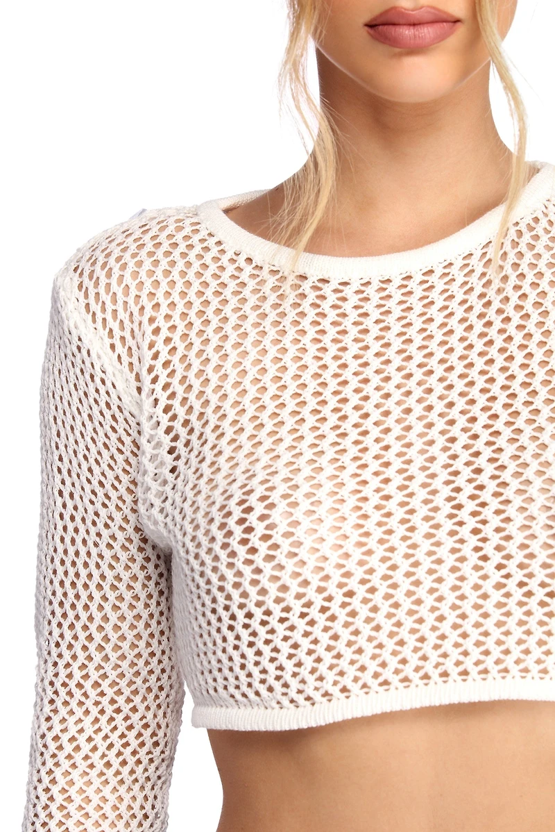 Getaway Crochet Crop Top